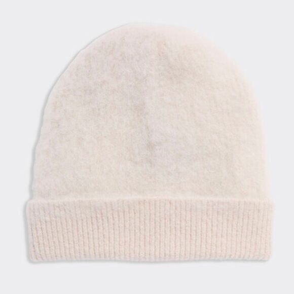 Vineyard Vines OS Ivory Marshmallow Wool Blend Knit Beanie Hat main image 7